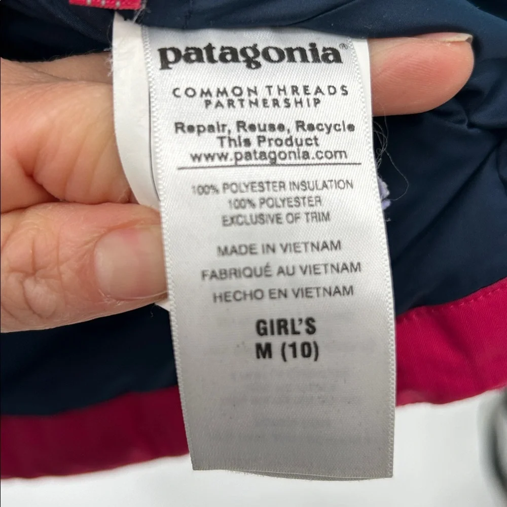 Patagonia Teal  Jacket Girls' Insulated Snowbelle Jacket
Size Medium - Picture 13 of 13